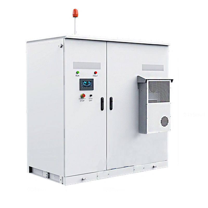 Tudo em um lítio exterior Ion Phosphate Battery do armário de armazenamento 60kw da energia 124.8kwh