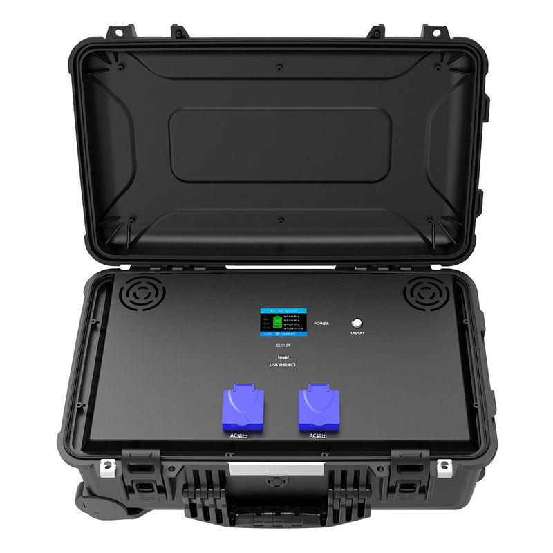 Gerador de energias solares portátil portátil exterior recarregável da central elétrica 2400W de MPPT
