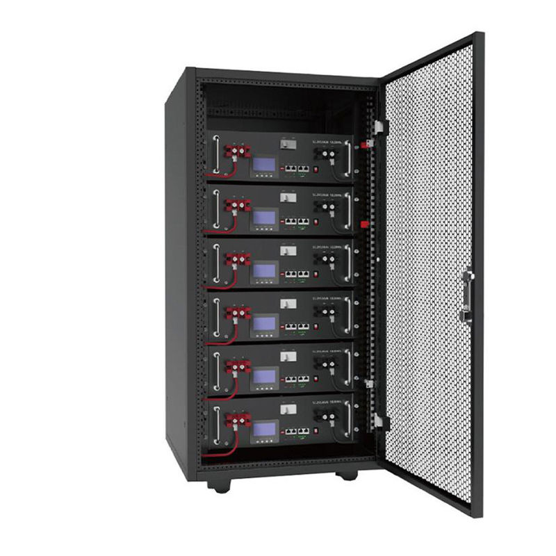 Sistema personalizado Batte do armazenamento de energia da bateria solar 51.2V 100-600ah LiFePO4 da montagem em rack
