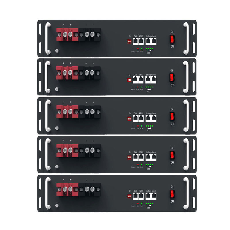 Cremalheira profunda Lifepo4 do servidor da bateria de lítio 17kwh da montagem em rack do ciclo 48v 350ah para o armazenamento de energia solar