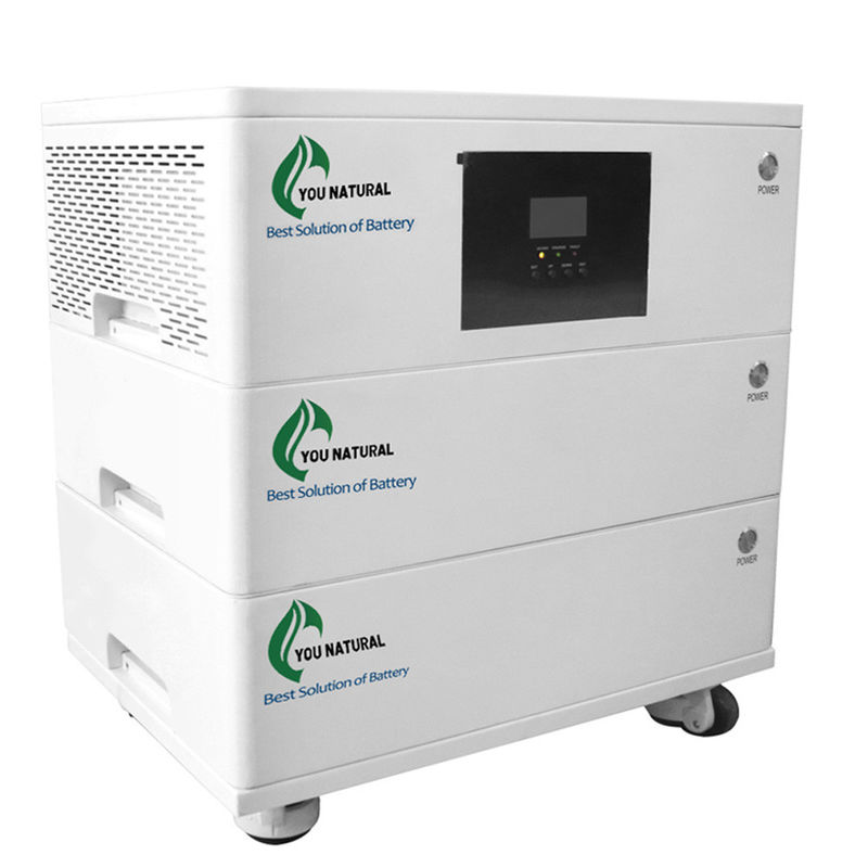 sistema 48V 10kWh do armazenamento de energia da casa 220V fora do sistema do armazenamento da bateria da energia solar do inversor e da bateria da grade