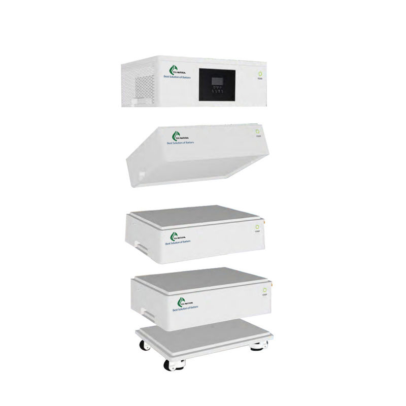 sistema de bateria 15kw empilhável 48v 300ah fora da bateria de lítio recarregável do armazenamento do poder da grade