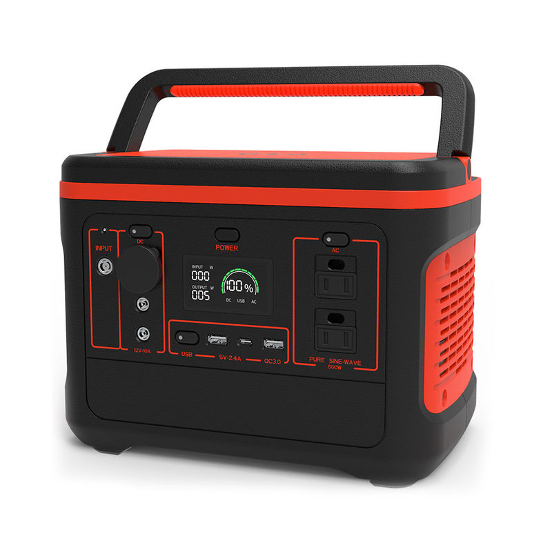 estação solar portátil recarregável da central elétrica 22.2V 568Wh Lifepo4 para acampar