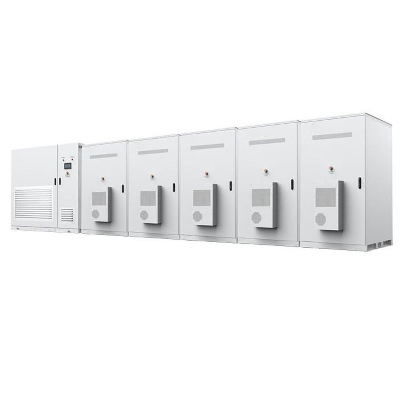Armazenamento de energia exterior evolutivo de UPS da bateria do fosfato do Lítio-íon do armário de armazenamento 500kW da energia 1075kWh