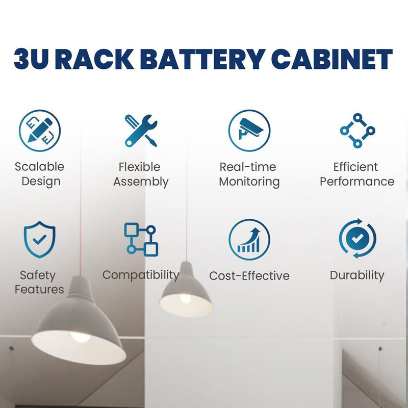 armazenamento de Ion Battery For Solar Energy do lítio da bateria 400ah da cremalheira do servidor de 20480Wh 51.2V Lifepo4