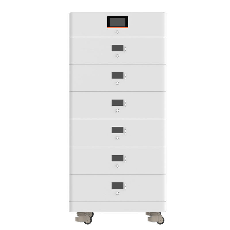 Armazenamento de energia empilhável impermeável da célula solar do sistema de bateria Ip55 21504Wh 51.2V 70ah