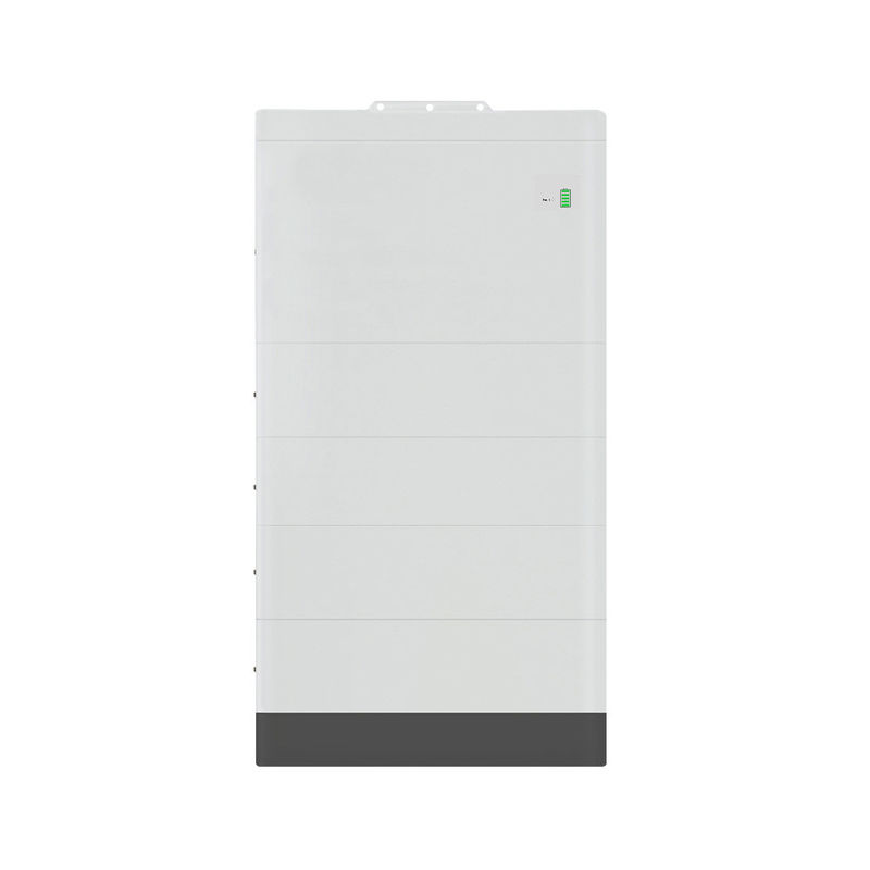 sistema de alta tensão empilhável do armazenamento da bateria da energia solar de sistema de bateria 5120Wh 51.2V 50Ah