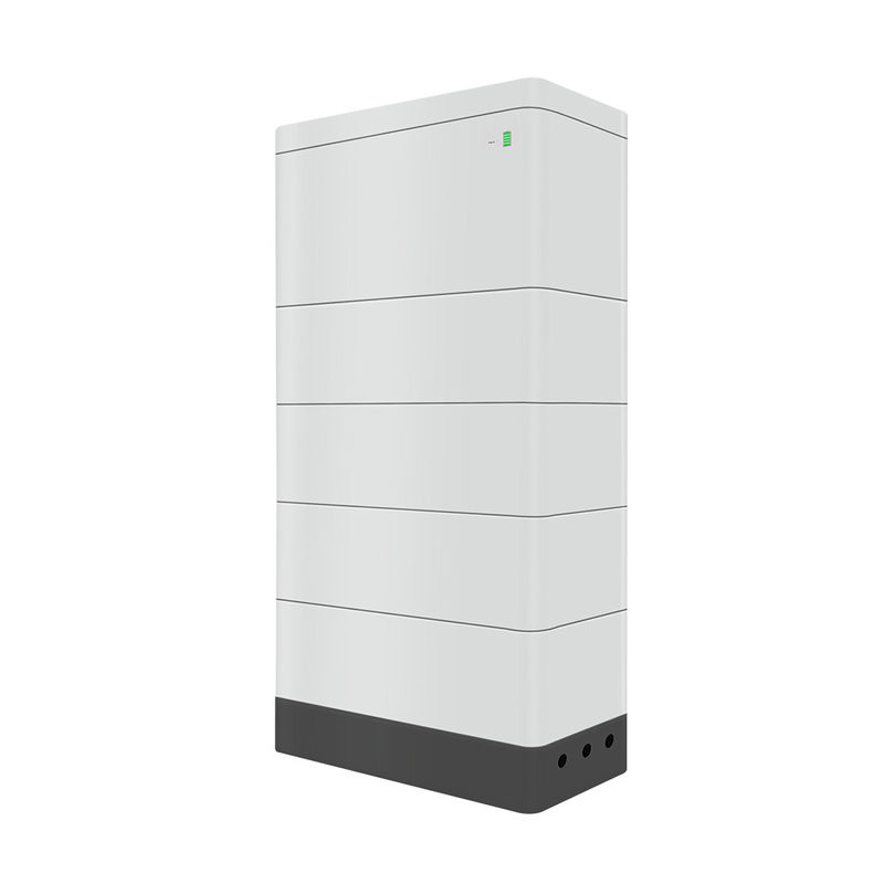 sistema de alta tensão empilhável do armazenamento da bateria da energia solar de sistema de bateria 5120Wh 51.2V 50Ah