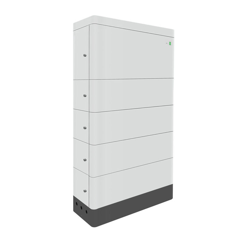 sistema de alta tensão empilhável do armazenamento da bateria da energia solar de sistema de bateria 5120Wh 51.2V 50Ah