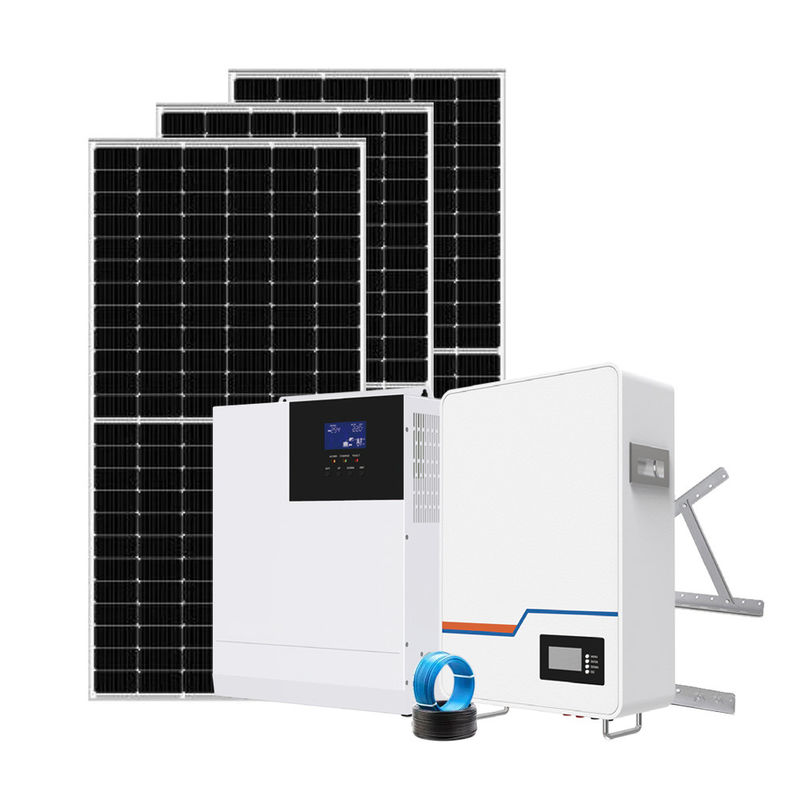Tudo em um volt solar residencial do sistema de energia baixo 51.2V 5.1KWh fixado na parede