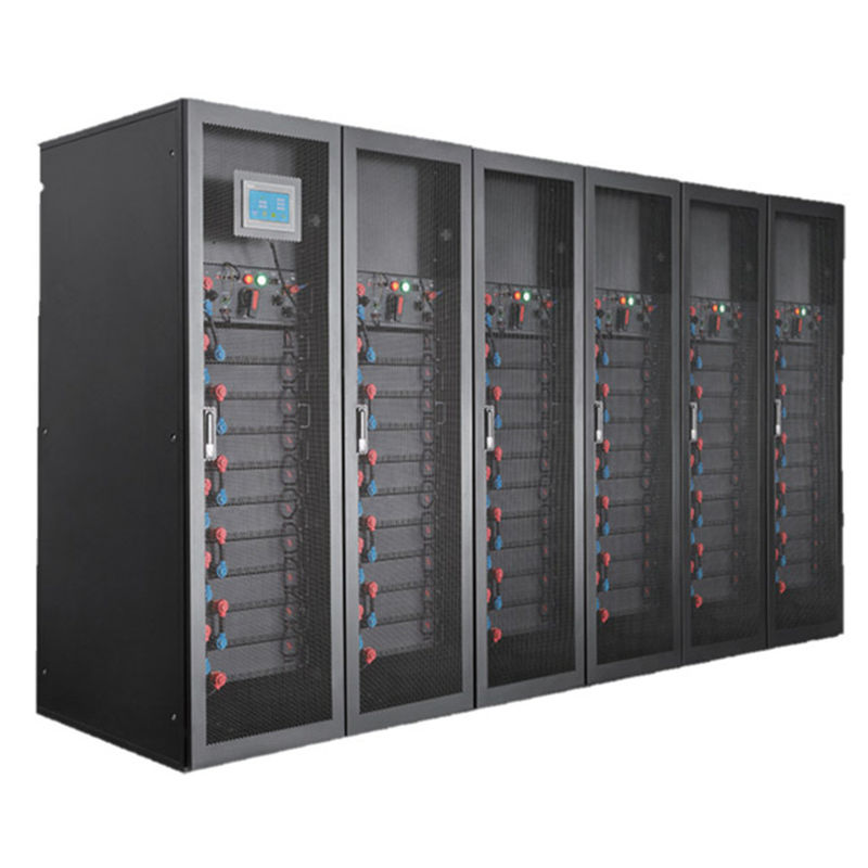 Lítio Ion Backup Battery 204.8V 108AH Lifepo4 de 44,2 KWH para UPS com exposição de 7inch LCD