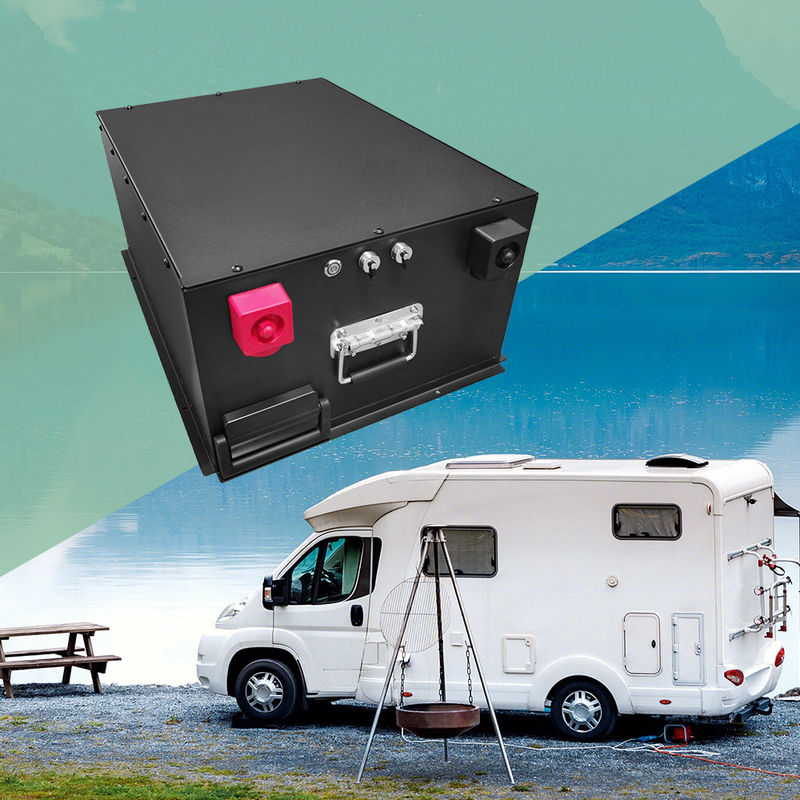a bateria profunda 2.87KWh 3000 do ciclo rv do lítio de 51.2v 56ah dá um ciclo baterias recarregáveis do rv