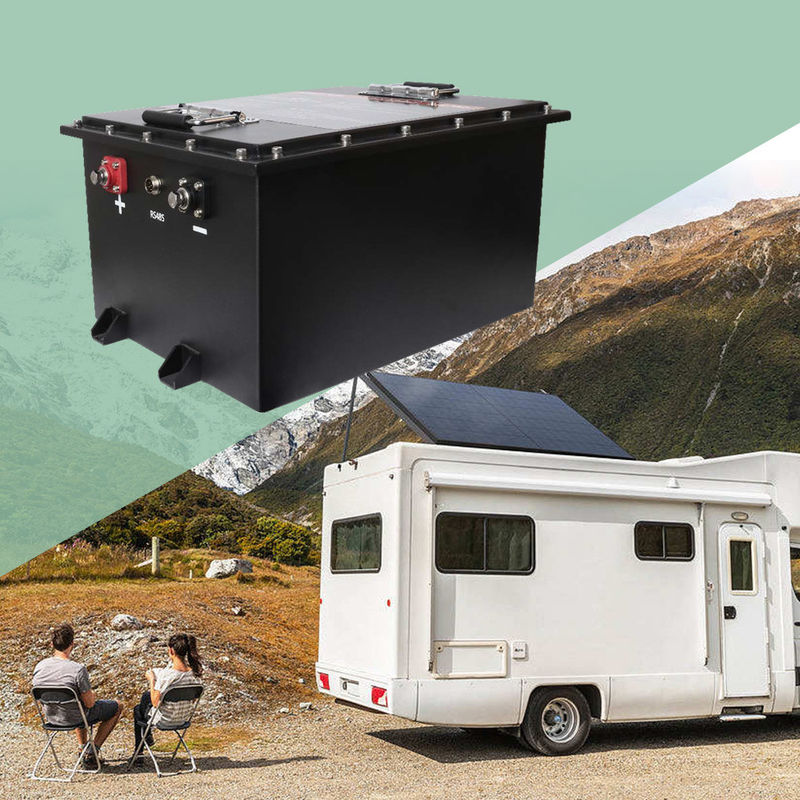 10.24KWh baterias recarregáveis profundas da bateria 51.2v 200ah rv do ciclo rv para carros de turismo