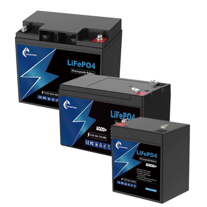 Carrinho de golfe 12V LiFePo4 bateria de íon de lítio ferro fosfato 6ah 8ah 23ah 295Wh