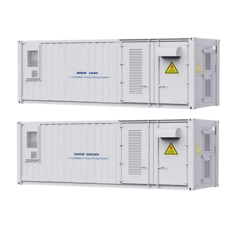 Soluções de armazenamento de energia ESS 500kW / 1000kWh Sistema de armazenamento de energia de recipiente de bateria