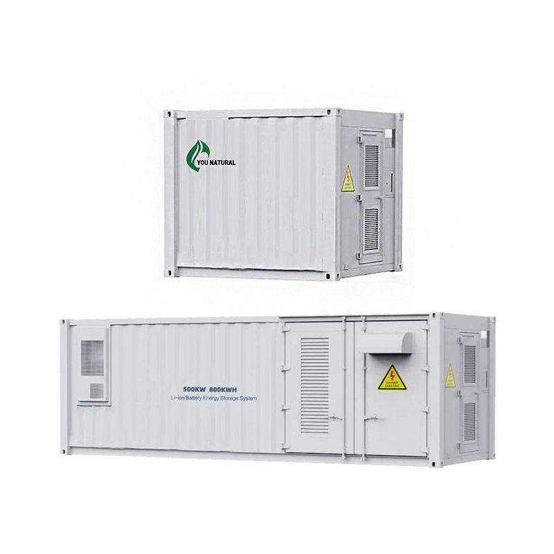 500kW 811.2kWh Sistema de armazenamento de energia ao ar livre 100kW 243kWh Bateria de armazenamento de energia