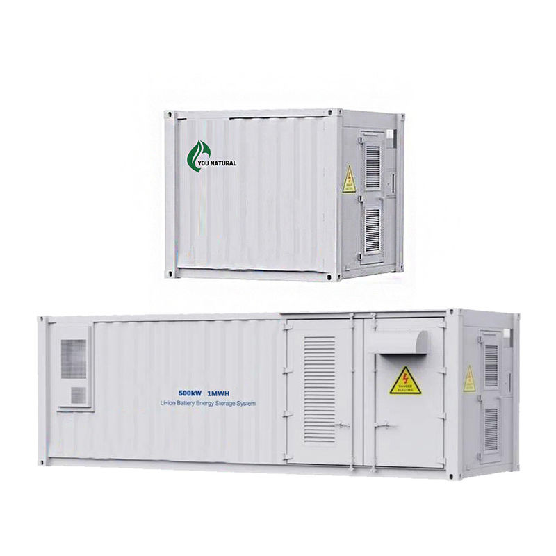 Sistema de armazenamento de energia Container 5ft Sistema de armazenamento de energia exterior totalmente integrado Container