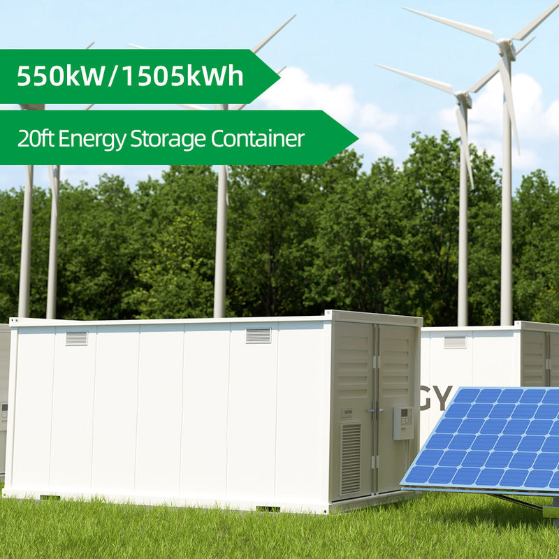 Ess Sistema de armazenamento de energia Container Bateria 1500kWh 20ft Container Sistema de armazenamento de energia