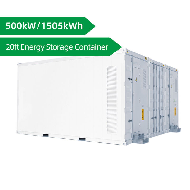 Container de armazenamento de energia de alta capacidade portátil 20ft Ess Sistema de armazenamento de energia para industrial
