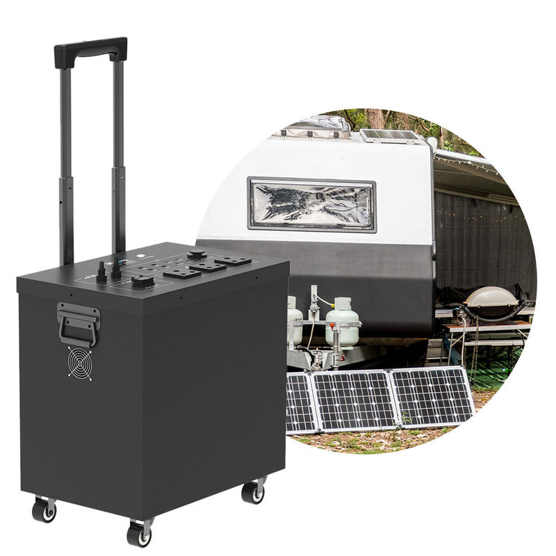 2500w Estação de Energia Portátil ao Ar Livre Lifepo4 Bateria de backup Gerador Solar Inverter de Ondas Sinusoides Puro