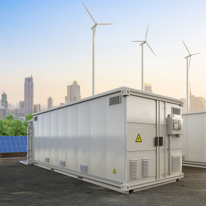 100kw 250kWh Bateria On Off Grid Container de armazenamento de energia Inverter híbrido/ Sistema de conversão de energia
