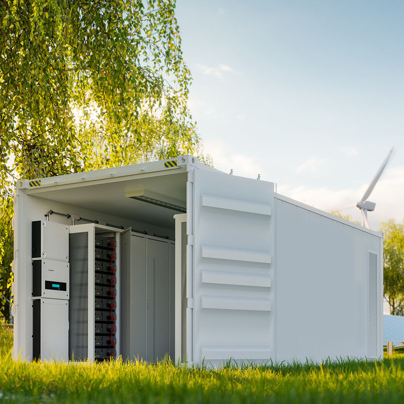 Lifepo4 Bess Sistema de armazenamento de energia comercial 5ft Bateria solar Armazenamento de energia Container Usina de energia