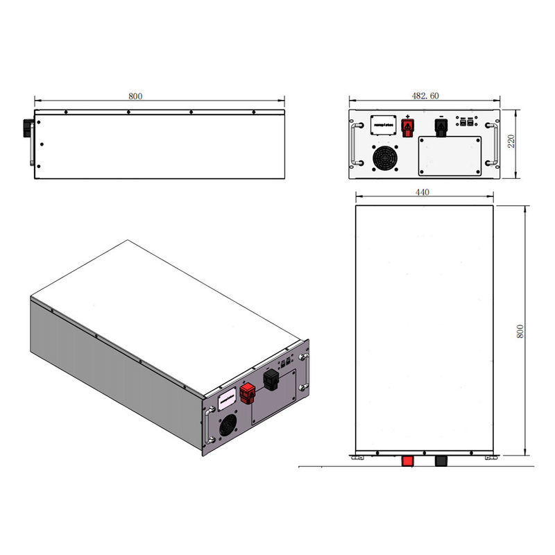 Sistema de armazenamento de energia comercial 100KW 215KWH Conformidade com as normas CE e UE sobre certificação de rede