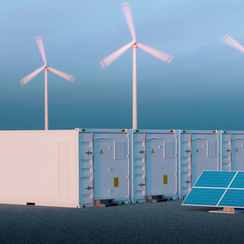 500KWH Bess Off Grid Sistema de armazenamento de energia industrial comercial de alta tensão com recipiente de caixa de bateria Ess