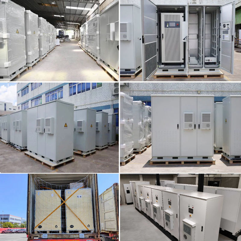 IP54 Armário de armazenamento de energia 55kWh Sistema de bateria Bateria de lítio Armário de armazenamento de energia