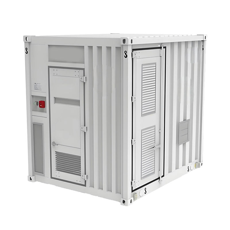 Sistema de energia solar Bateria de lítio de 250kwh com 100kw de potência de entrada e saída Container externo Bess Indústria Armazenamento de energia