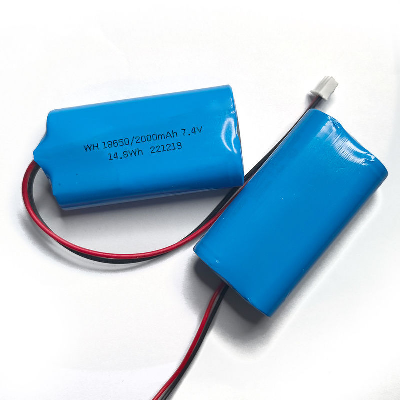 Célula recarregável de iões de lítio 18650 de longa duração com tensão nominal 3.7V-11.1V 2S 3S 800mah 2000mah 3000mah